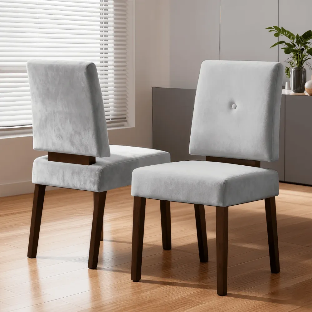 Ares minimalistički set od 2 stolice – Osnovni namještaj za moderni život, blagovaonicu, radnu sobu i kućni ured - C2