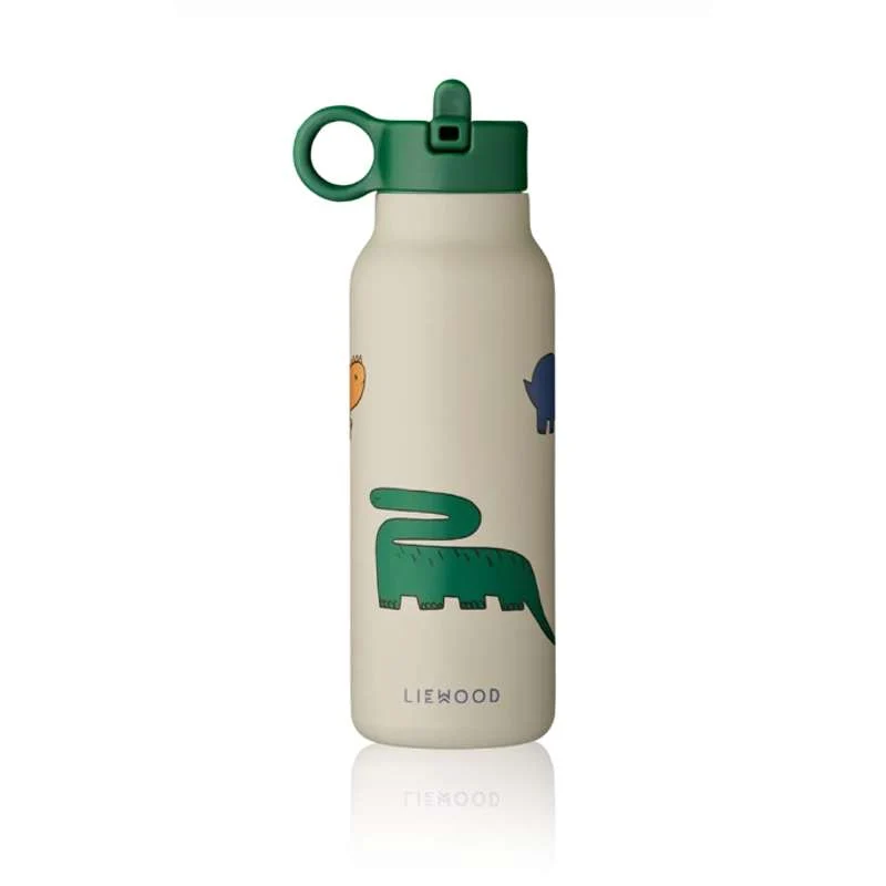 Liewood Falk boca za piće - Nehrđajući ojačano - 350ml - Dinosaurs/Mist
