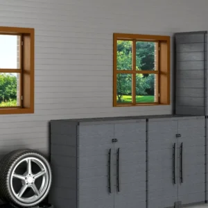 Duramax Cedargrain ormar za kratko skladištenje s 2x podesivim policama - siva