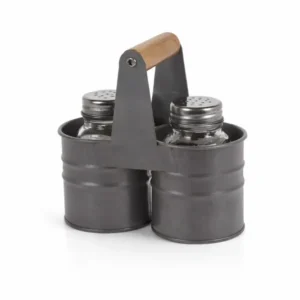 Set za sol i papar s metalnim držčem🍽️