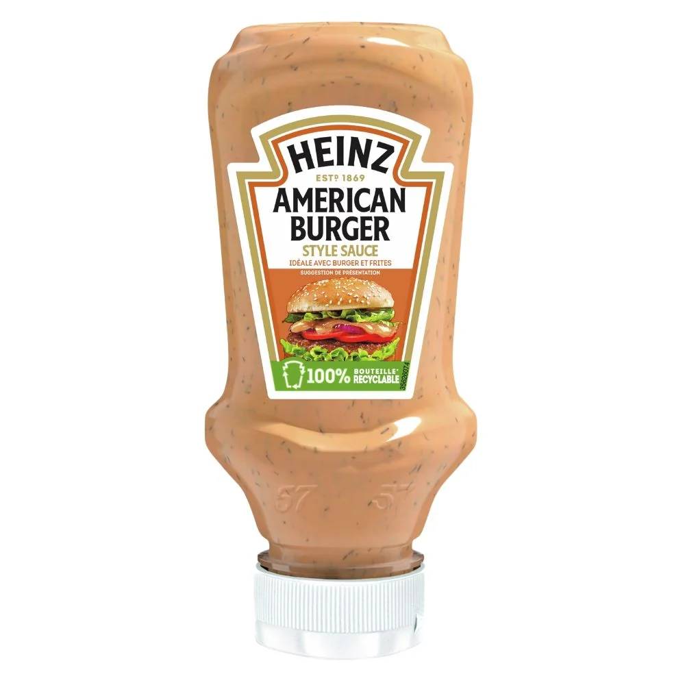 Heinz American Burger Style Sauce, kremasti umak s dodirom senfa i kopra od 230g