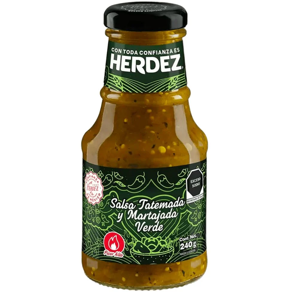 Herdez Salsa Totemada y Martajada Verde, ljuti umak s okusom dimljenog, 240g