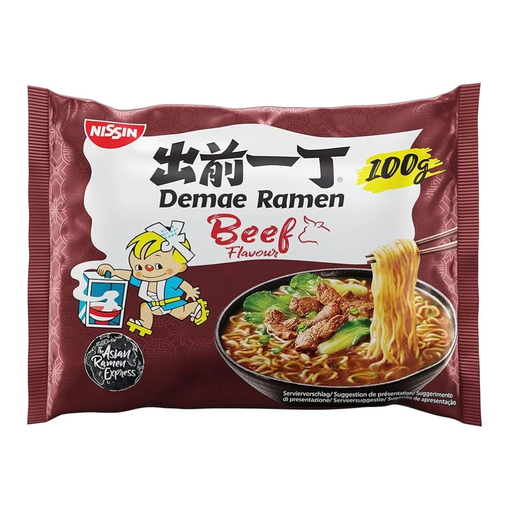 Nissin Ramen Beef, rezanci s okusom govedine od 100g