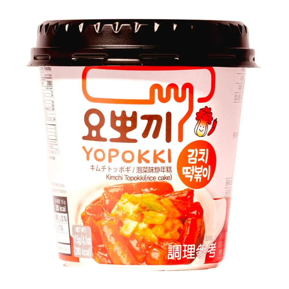 Yopokki Ricecake Kimchi, rižini njoki s okusom pikantnog povrć od 115g