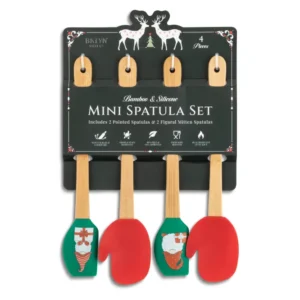 4pc Mini B&S Pointed/Figural Spatulas Set - Gnome