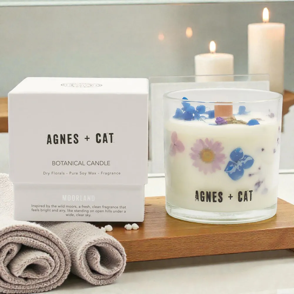 Agnes + Cat Botanička svijeć od sojinog voska – Moorland