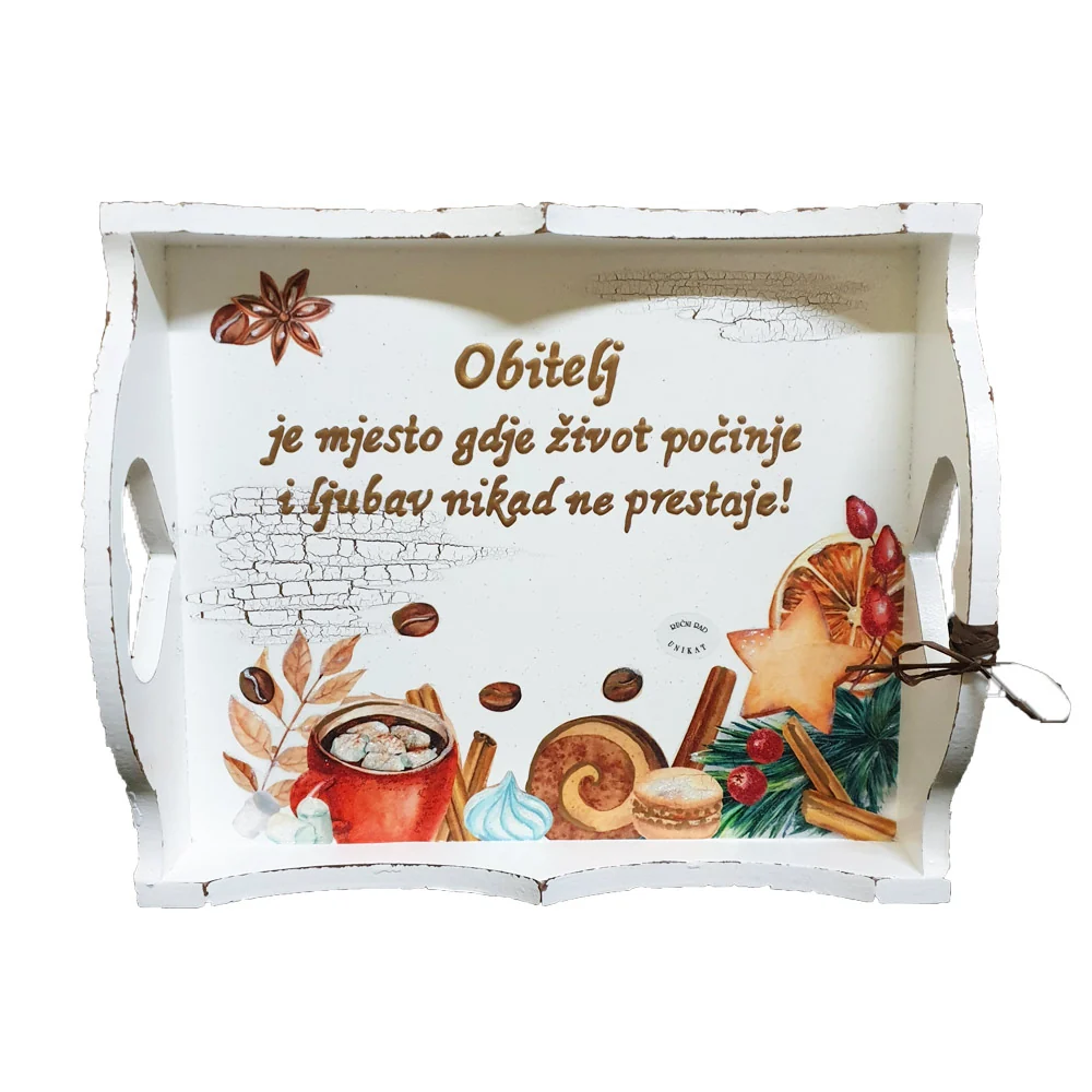 🎁 Blagdanski Poslužavnik za Posebne Trenutke s Najdražima 🎁 Š16019