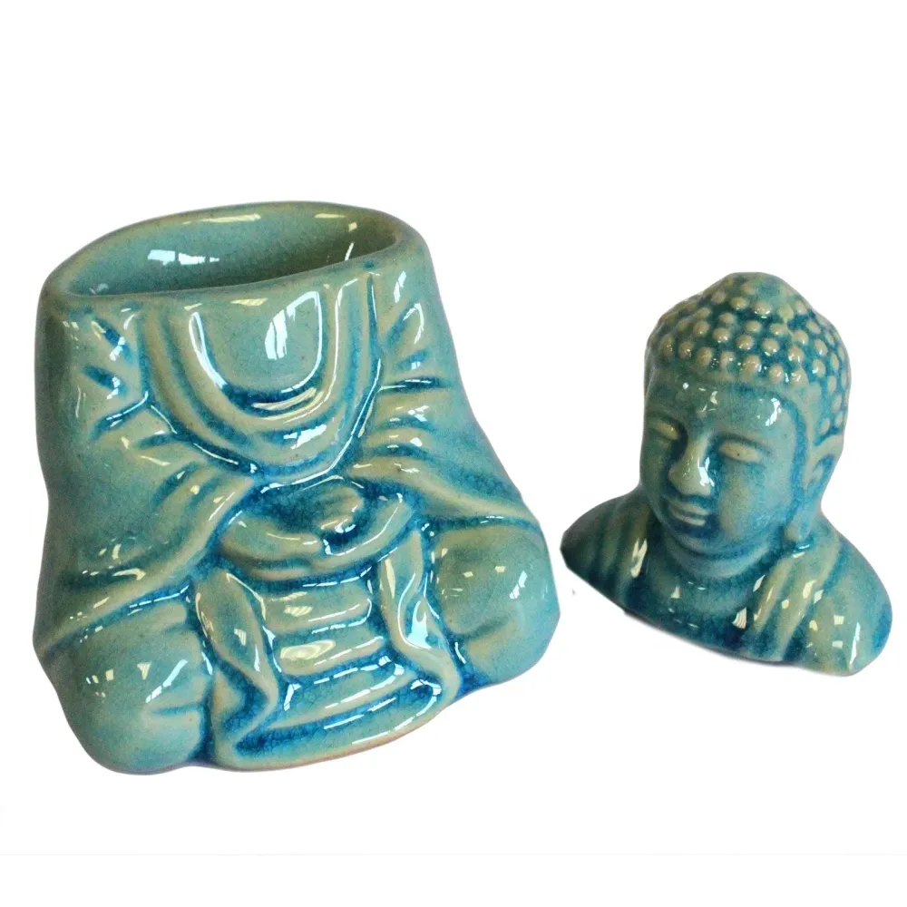 Buddha uljni grijač sjedeći plavi