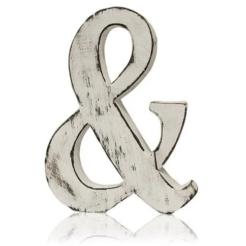 Drveno slovo ampersand