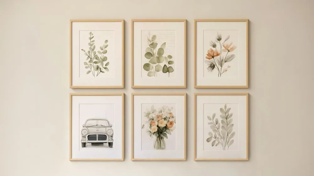 Galerija zidnih tapeta Nature | Set ukrasnih okvira