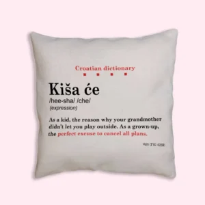 Jastučnica - Croatian dictionary - Kiš će