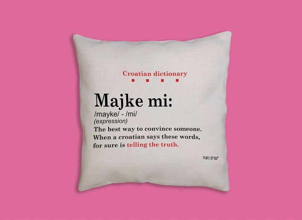 Jastučnica - Croatian dictionary - Majke mi
