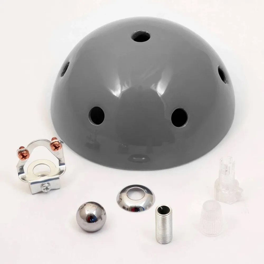 Keramički kit stropna rozeta s 6 rupa - Siva