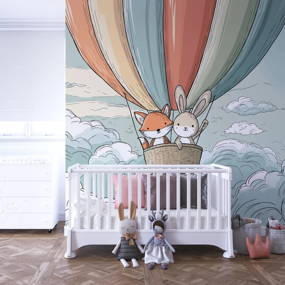 Kinderzimmer Tapete | Entdecker den Wolken