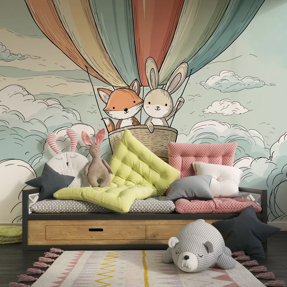 Kinderzimmer Tapete | Entdecker den Wolken