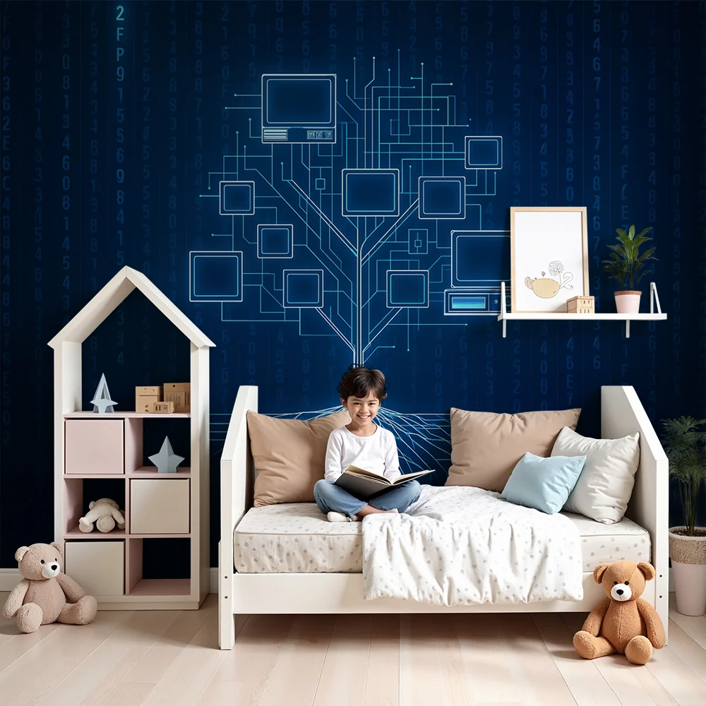 Kinderzimmer Tapete | Futuristička elektronika