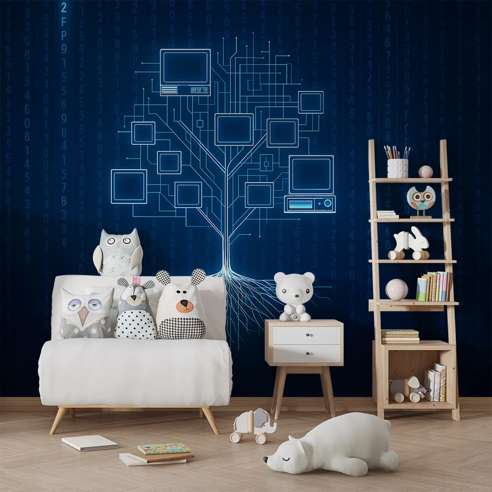 Kinderzimmer Tapete | Futuristička elektronika