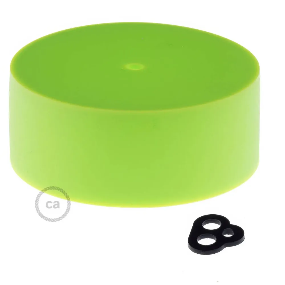 Kit stropna rozeta cilindrična od silikona - limeta