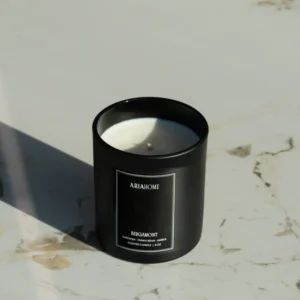 Matte Black Candle Magnetic Box - Bergamont