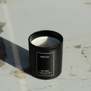 Matte Black Candle Magnetic Box - Palo Santo