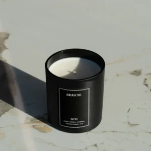 Matte Black Candle Magnetic Box - Sicily