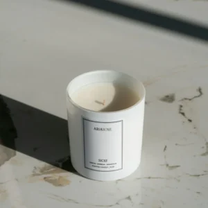 Matte White Candle Magnetic Box - Sicily