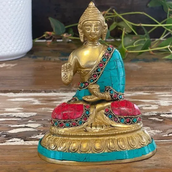 Mesingana Buda Statua Blagoslovni Položaj 15cm