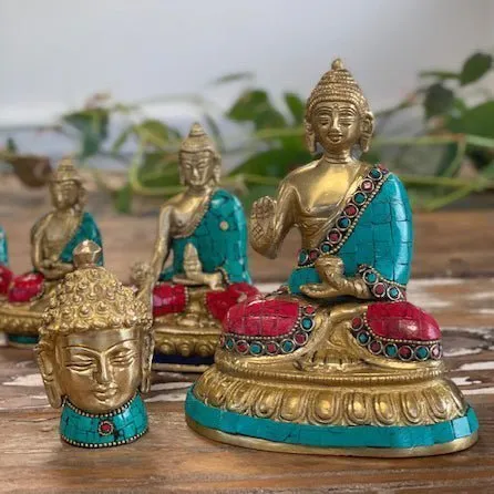 Mesingana Buda Statua Blagoslovni Položaj 15cm