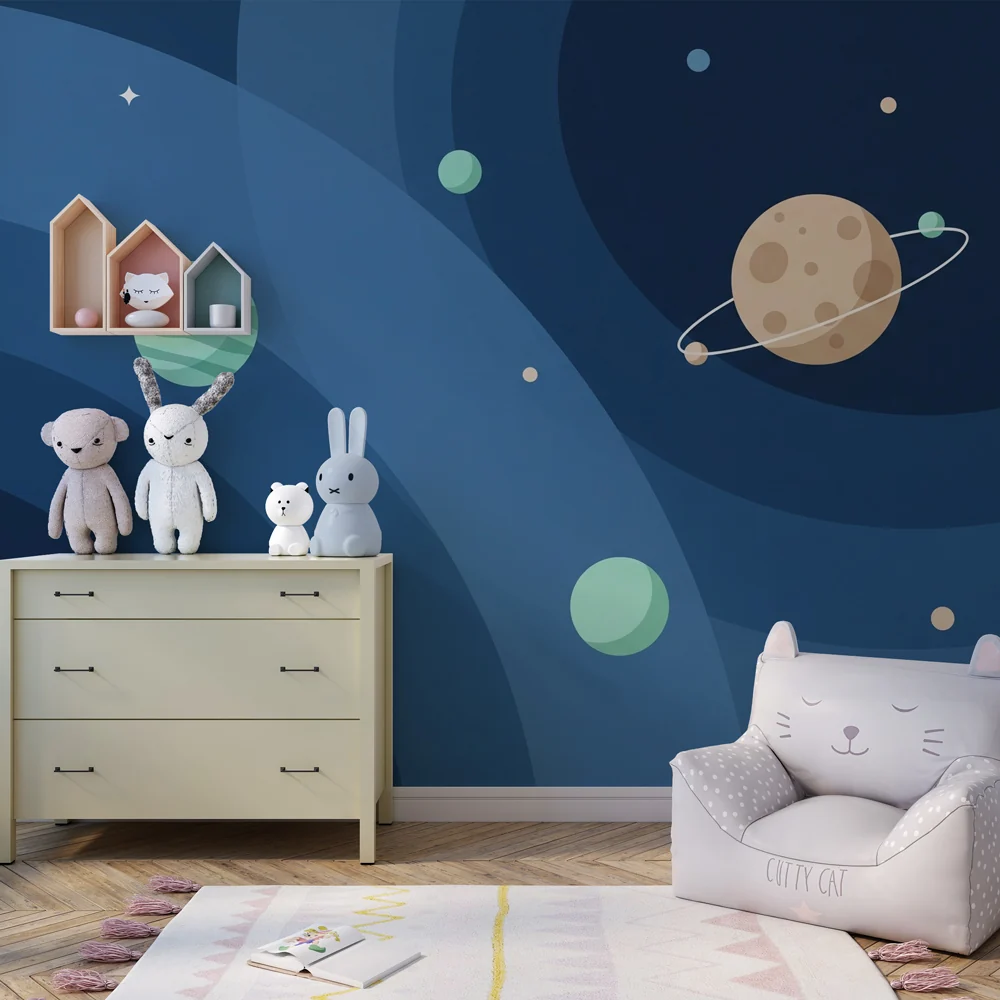 Papel de parede crianç | Fascinantan svemir i šarene planete