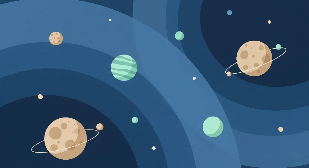 Papel de parede crianç | Fascinantan svemir i šarene planete