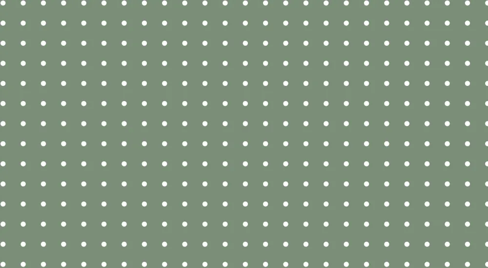 Papel de parede quarto bebê | Bijele točkice na nježno zelenoj pozadini