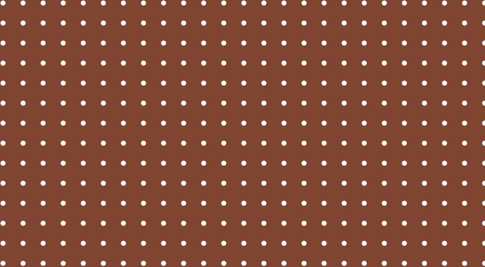 Papel de parede quarto bebê | Bijele točkice na tamno terakota pozadini