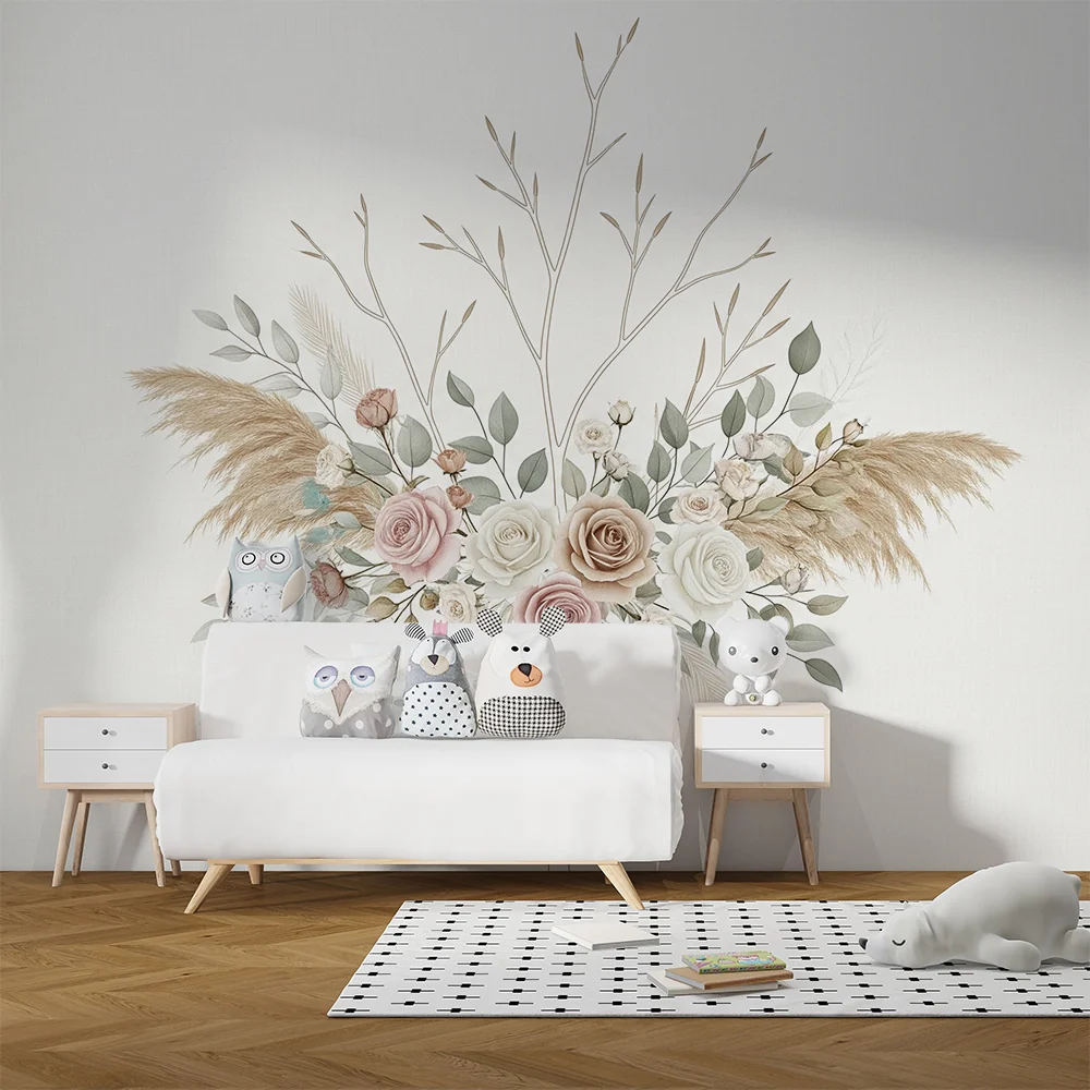 Papel de parede quarto bebê | boemska grmova