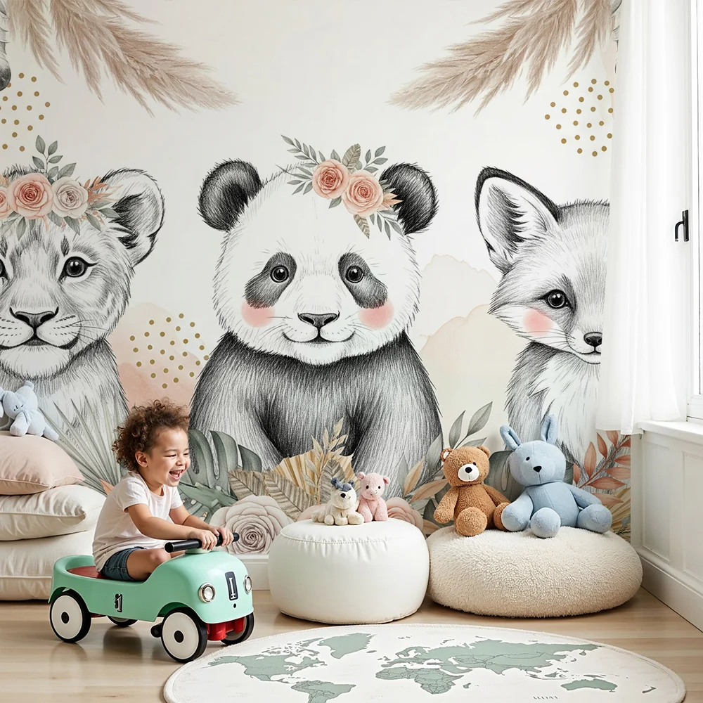 Papel de parede quarto bebê | Ljubimci i cvijeće