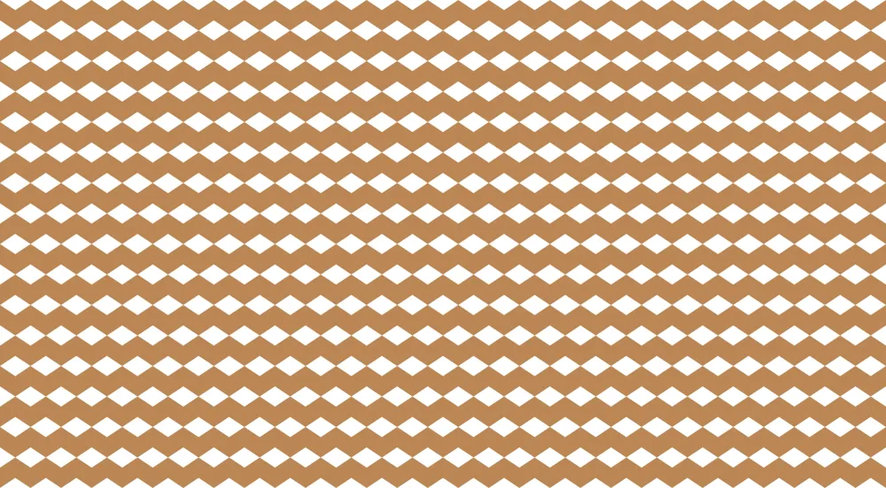 Papel de parede quarto bebê | Motivo de losangos em terracota claro e branco