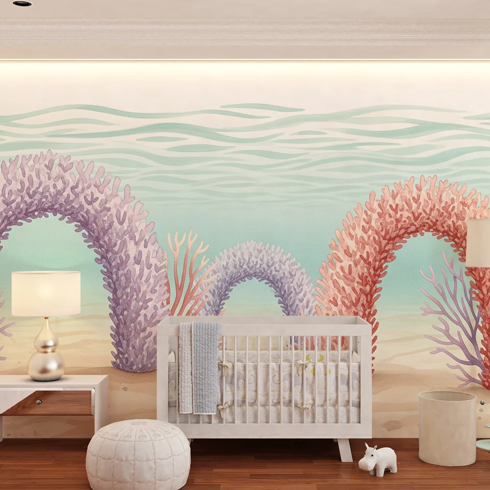 Papel de parede quarto bebê | Podvodne avanture u svijetu koralja