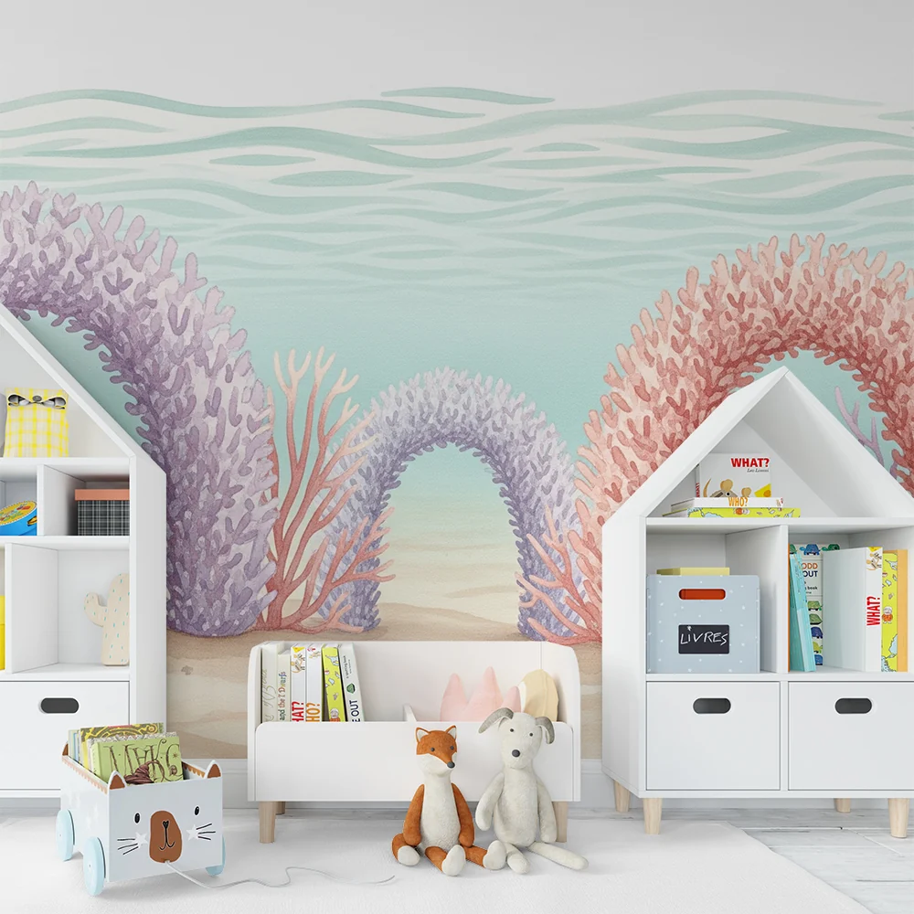 Papel de parede quarto bebê | Podvodne avanture u svijetu koralja
