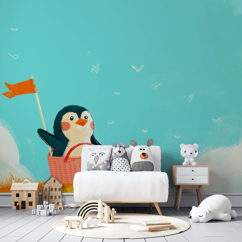 Papel de parede quarto bebê | Sretan pingvin u avanturi