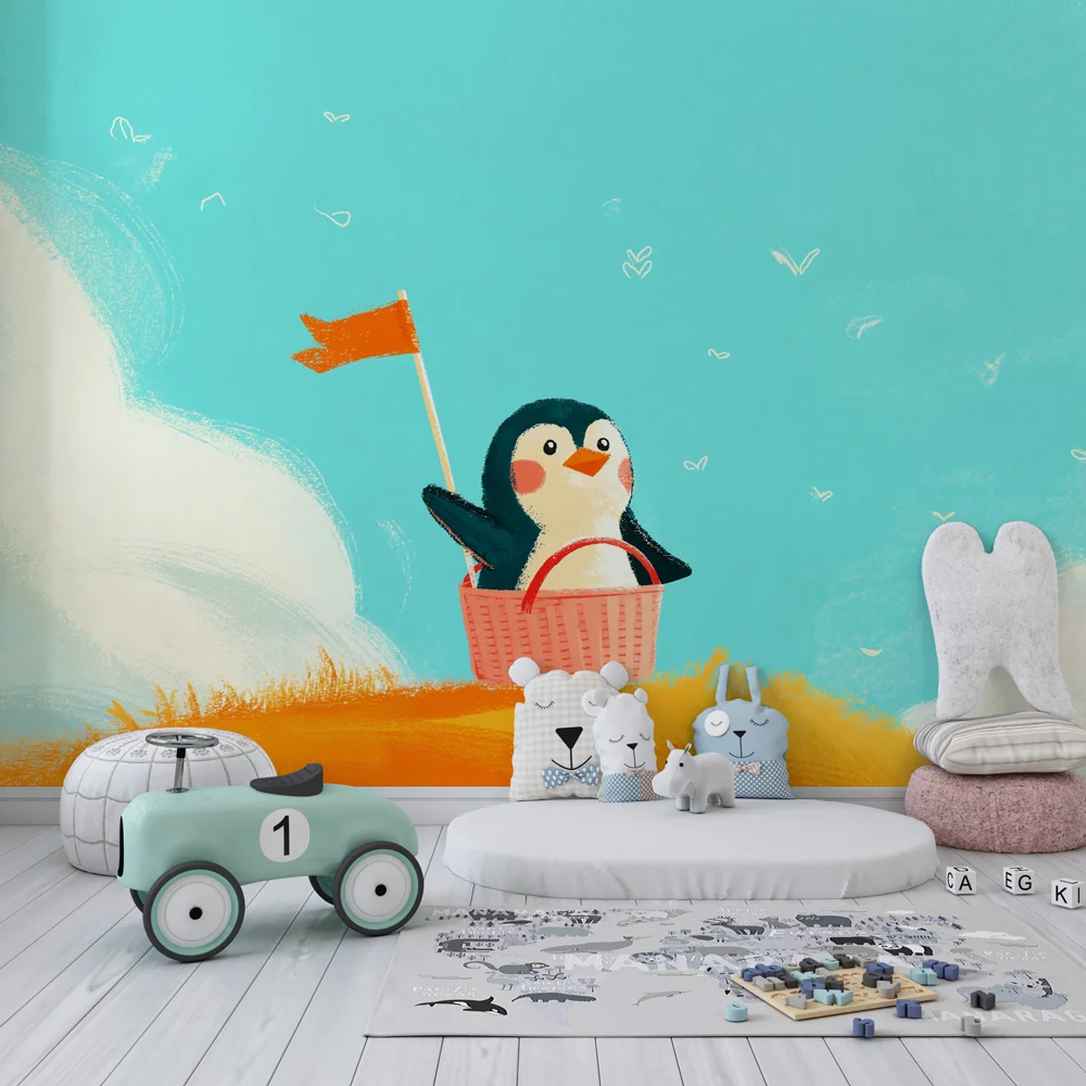 Papel de parede quarto bebê | Sretan pingvin u avanturi
