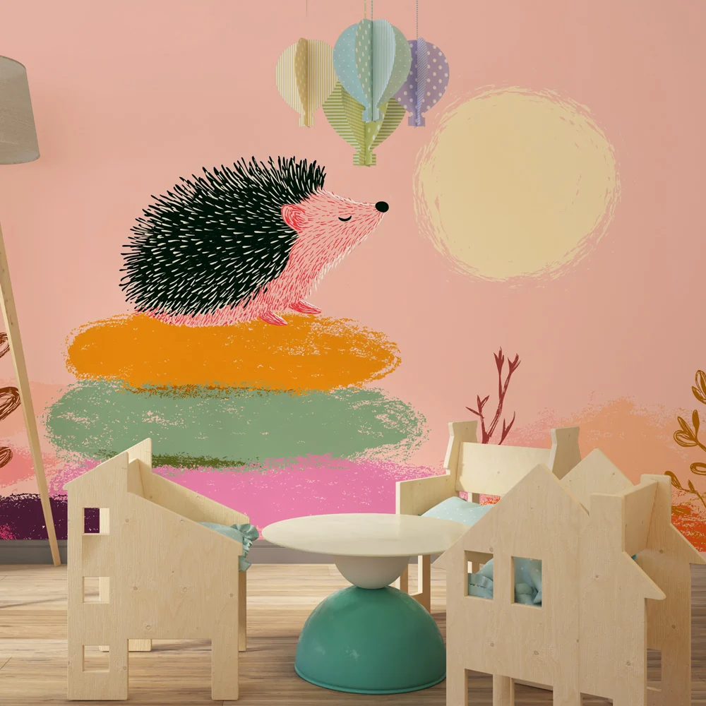 Papel de parede quarto bebê | Usnuli jež ispod sunca