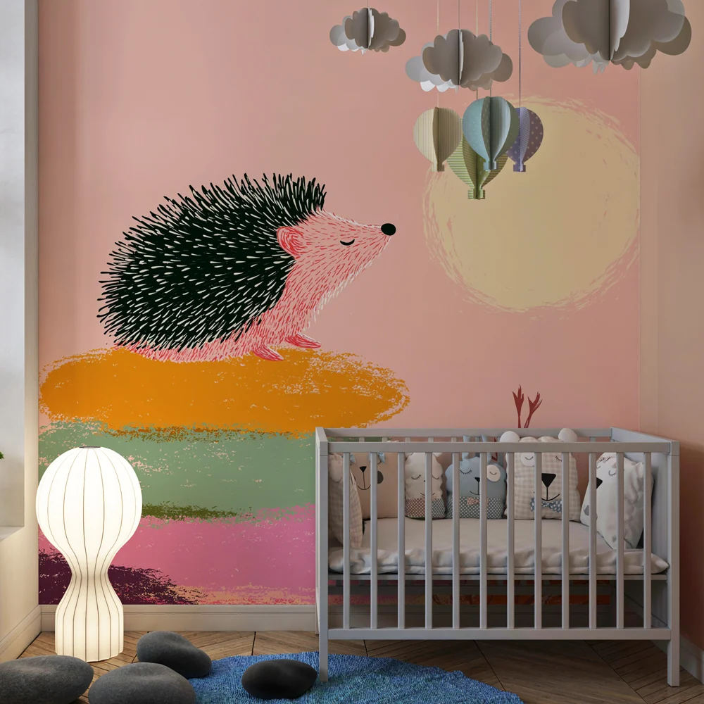 Papel de parede quarto bebê | Usnuli jež ispod sunca