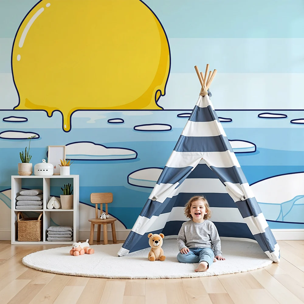 Papier de parede dječje sobe | Sunce topli ledenu ocean