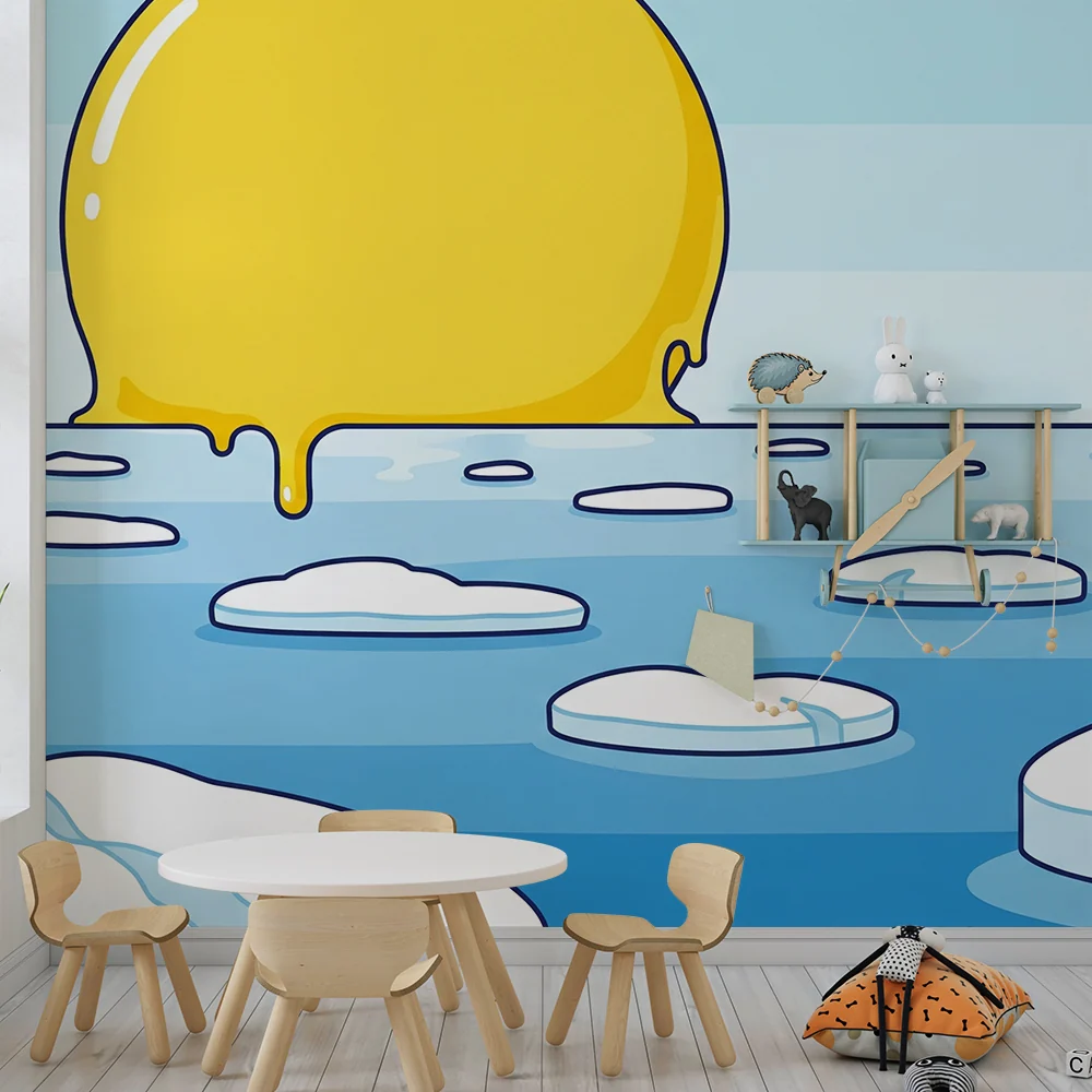 Papier de parede dječje sobe | Sunce topli ledenu ocean