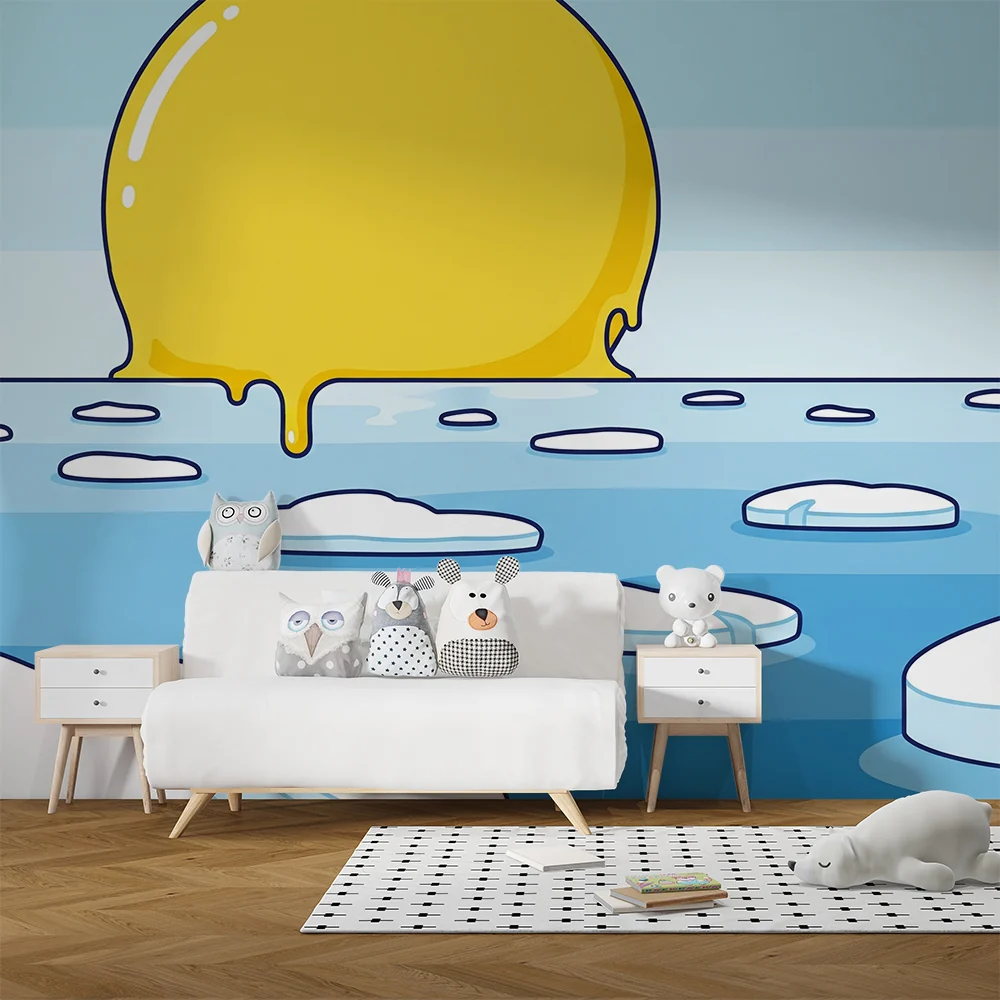 Papier de parede dječje sobe | Sunce topli ledenu ocean