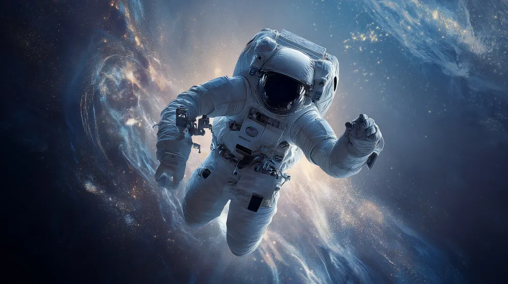 Papier de parede dječje sobe | Svemirska avantura i slobodni astronaut