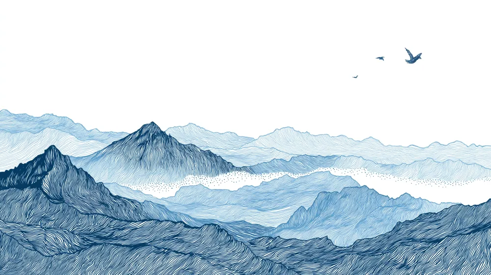 Papier de parede dječje sobe | Veličanstveni krajolici planina