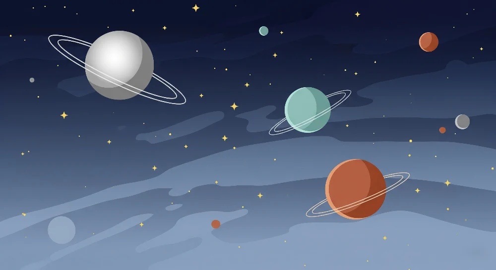Papier de parede za dječju sobu | Fascinantan svijet planeta