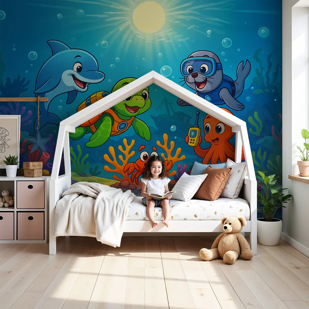 Papier de parede ocean | Šarene morske avanture
