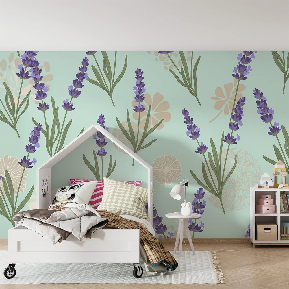 Papier de parede soba beba | Lavanda i lijepa cvjetna nježnost
