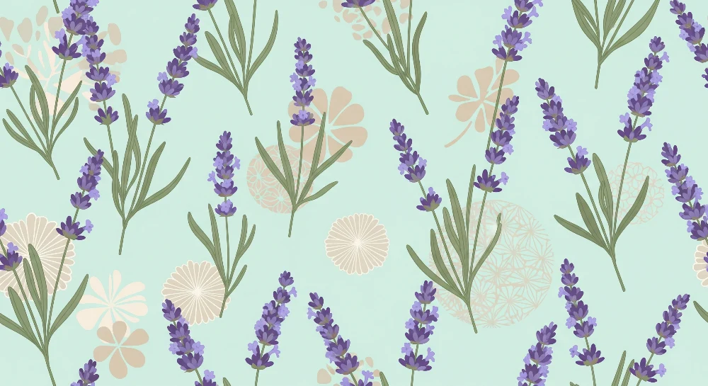 Papier de parede soba beba | Lavanda i lijepa cvjetna nježnost